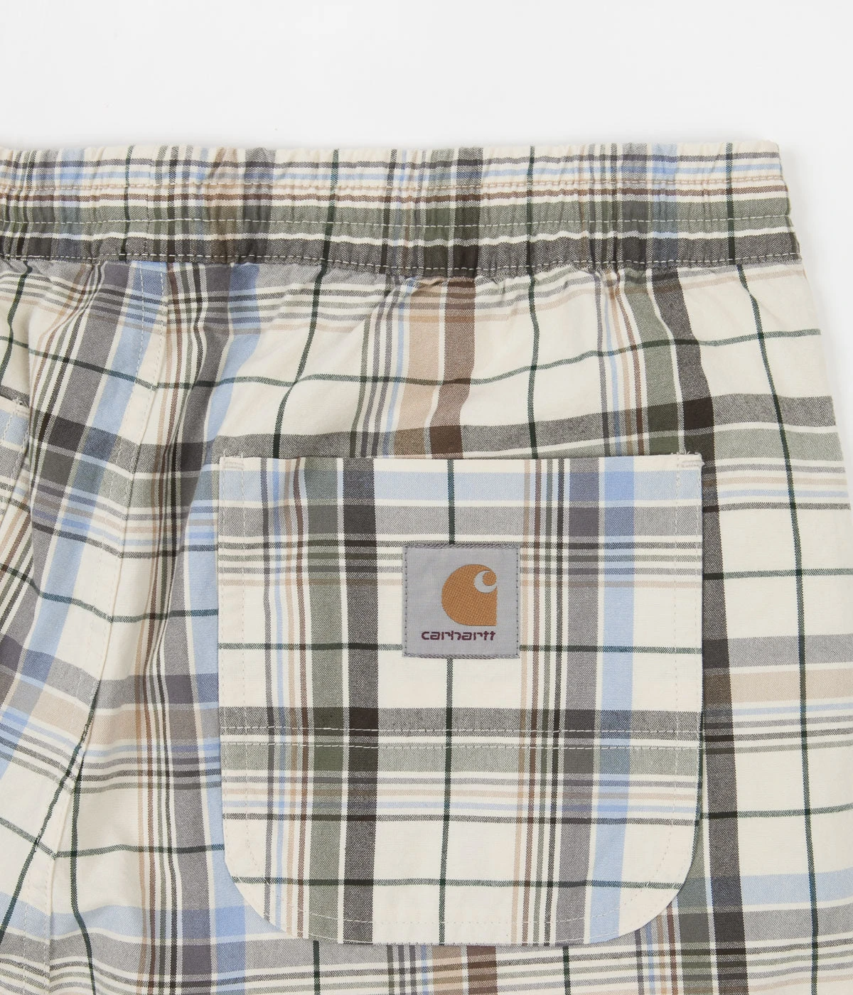 Carhartt Vilay Shorts - Vilay Check / Natural 4 Carhartt Vilay Shorts - Vilay Check / Natural - Image 4