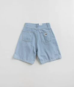 Carhartt Womens Alta Shorts - Stone Bleached Blue -Outlet The Street Set Store carhartt womens alta shorts stone bleached blue 3
