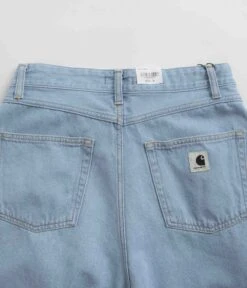 Carhartt Womens Alta Shorts - Stone Bleached Blue -Outlet The Street Set Store carhartt womens alta shorts stone bleached blue 6