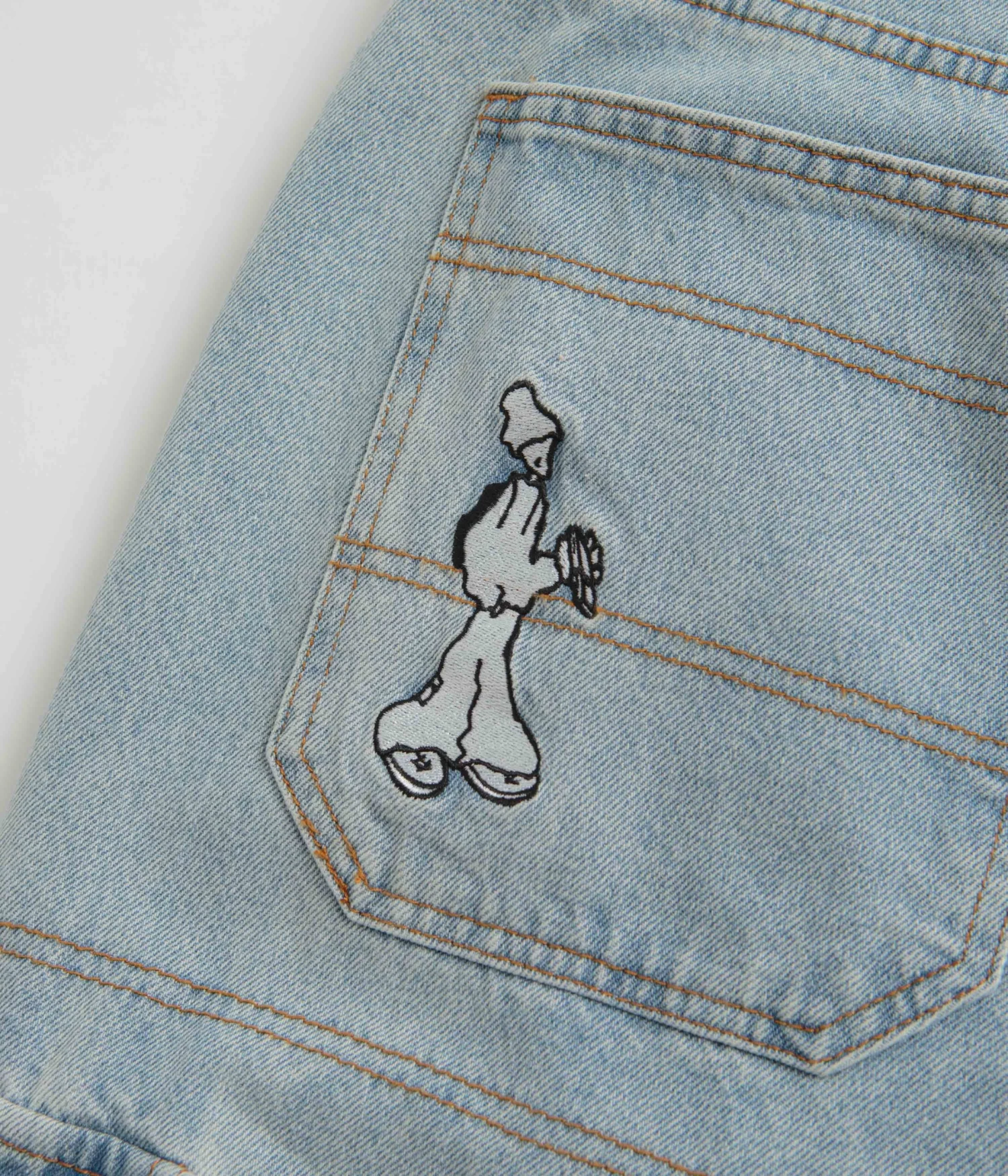 Cash Only Aleka Cargo Jeans - Light Wash 7 Cash Only Aleka Cargo Jeans - Light Wash - Image 7