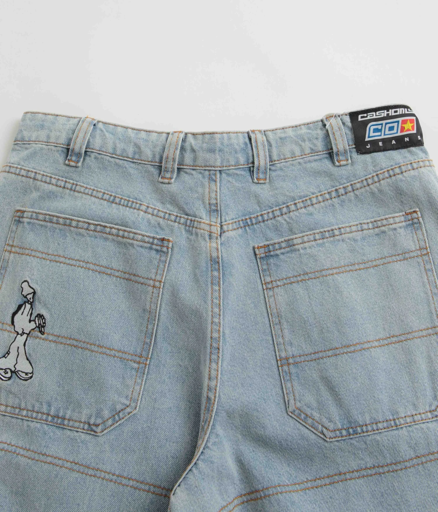 Cash Only Aleka Cargo Jeans - Light Wash 8 Cash Only Aleka Cargo Jeans - Light Wash - Image 8