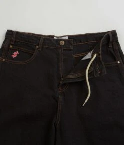 Cash Only Logo Denim Shorts - Washed Black -Outlet The Street Set Store cash only logo denim shorts washed black 7