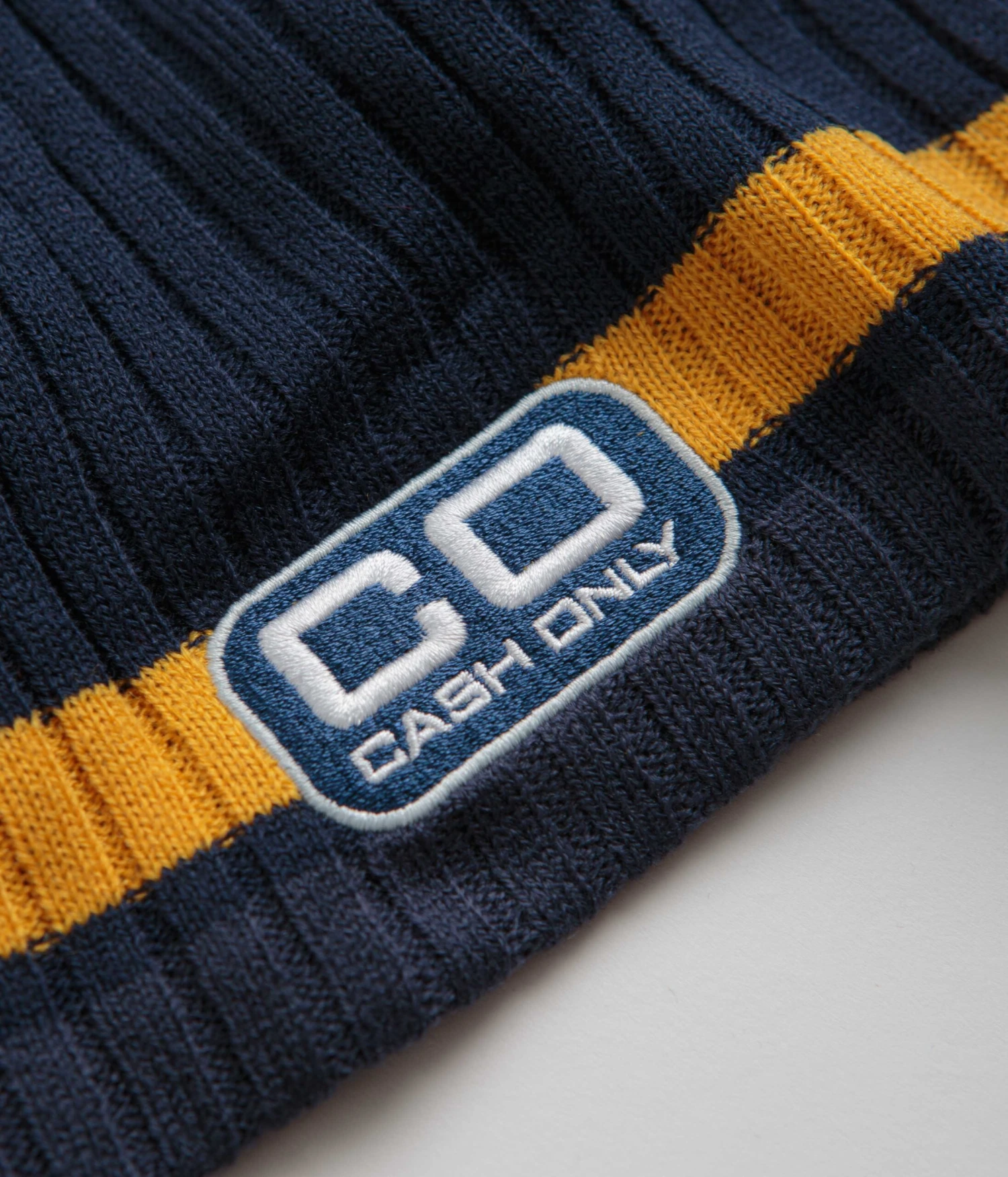 Cash Only Strike Beanie - Navy 2 Cash Only Strike Beanie - Navy - Image 2