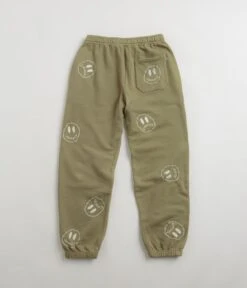 Civilist Allover Smiler Joggers - Olive -Outlet The Street Set Store civilist allover smiler joggers olive 3