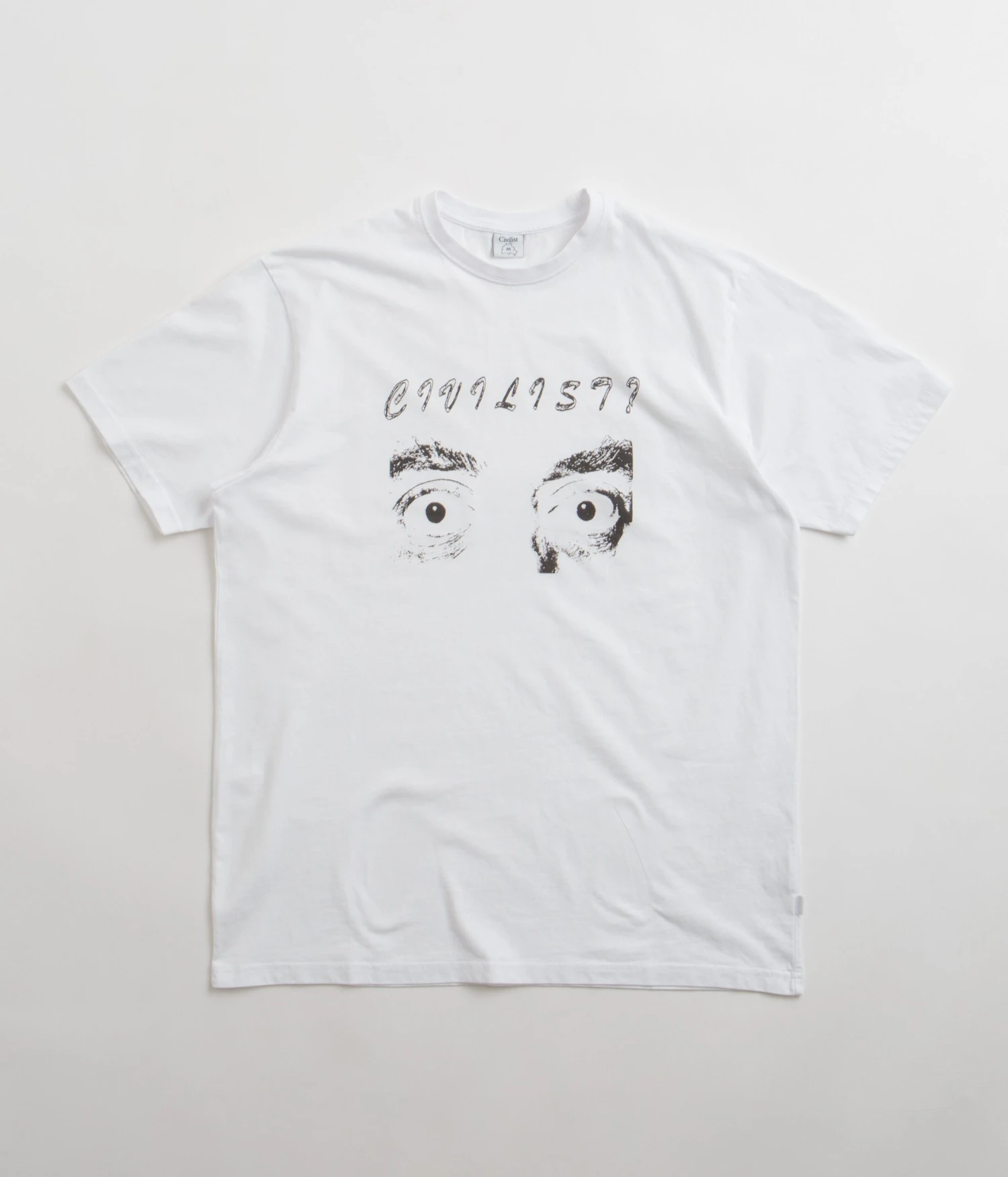Civilist Eyes T-Shirt - White 1 Civilist Eyes T-Shirt - White