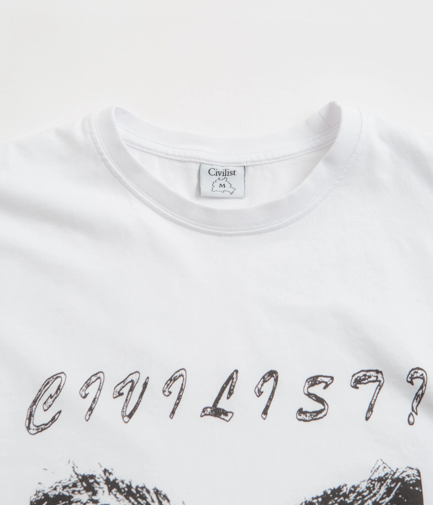 Civilist Eyes T-Shirt - White 2 Civilist Eyes T-Shirt - White - Image 2