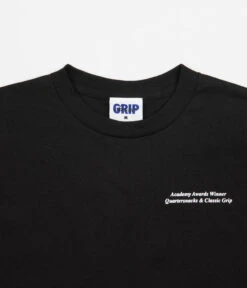 Classic Grip X Quartersnacks Winner T-Shirt - Black -Outlet The Street Set Store classic grip x quartersnacks winner t shirt black 4