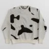 Dancer Mask Knit Sweatshirt - White