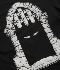 Dungeon Portcullis Logo Long Sleeve T-Shirt - Black -Outlet The Street Set Store dungeon portcullis logo long sleeve t shirt black 4