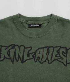 Fucking Awesome Big Stamp Long Sleeve T-Shirt - Hemp -Outlet The Street Set Store fucking awesome big stamp long sleeve t shirt hemp 4