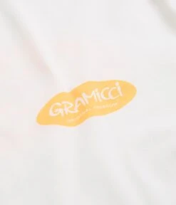 Gramicci Original Freedom Oval T-Shirt - White -Outlet The Street Set Store gramicci original freedom oval t shirt white 4