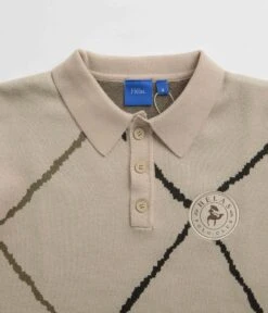 Helas Polo Club Knit Sweatshirt - Off White -Outlet The Street Set Store helas polo club knit sweatshirt off white 4
