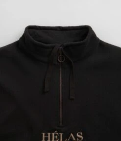 Helas Sahara Quarter Zip Sweatshirt - Black -Outlet The Street Set Store helas sahara quarter zip sweatshirt black 4