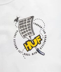 HUF Swat Team T-Shirt - White -Outlet The Street Set Store huf swat team t shirt white 3