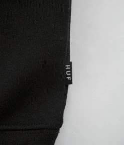 HUF Zine Hoodie - Black -Outlet The Street Set Store huf zine hoodie black 3