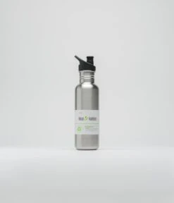 Klean Kanteen Classic 800ml Sports Cap Bottle - Brushed Stainless