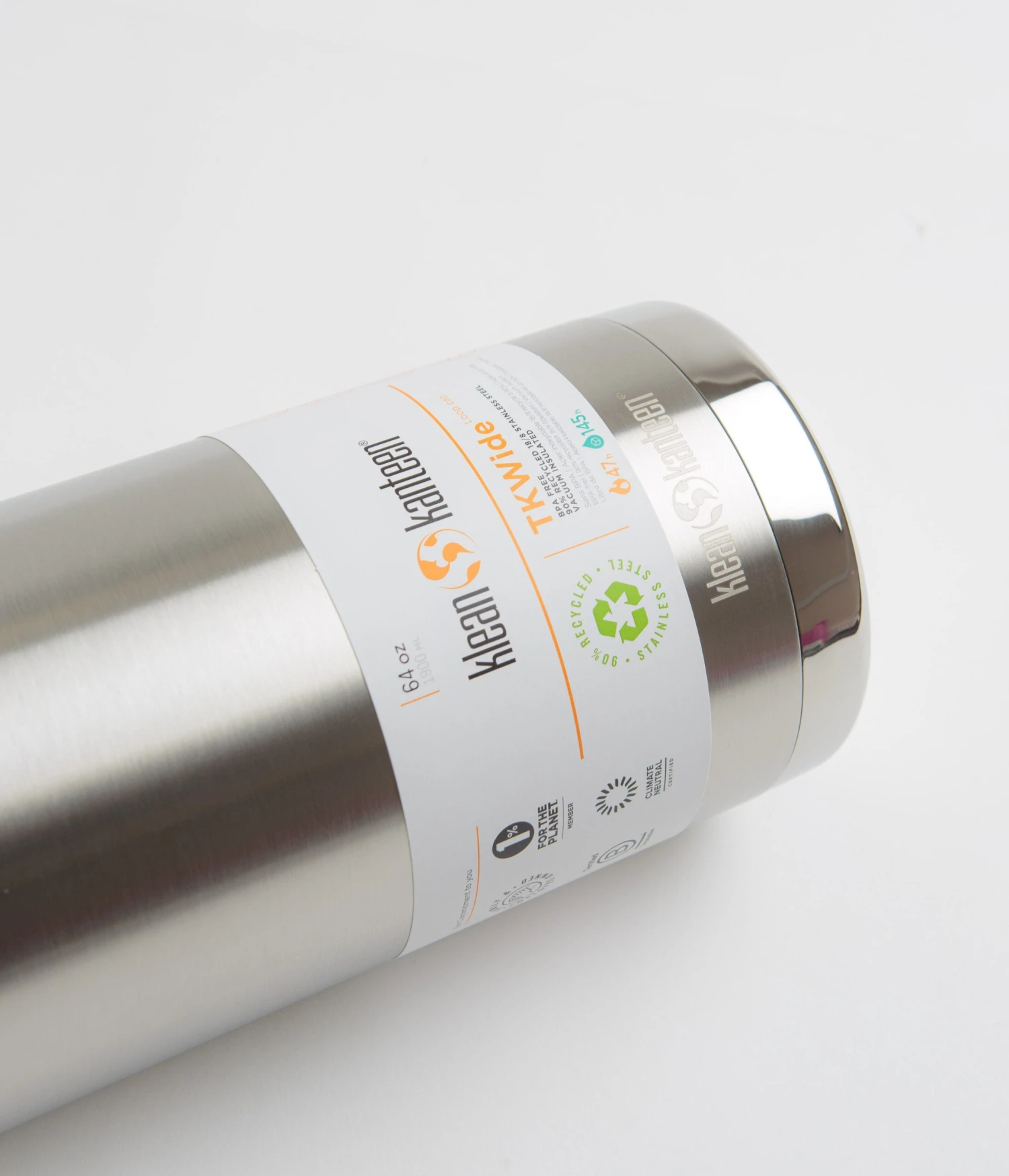 Klean Kanteen TKWide 1900ml Insulated Loop Cap Flask - Brushed Stainless 2 Klean Kanteen TKWide 1900ml Insulated Loop Cap Flask - Brushed Stainless - Image 2