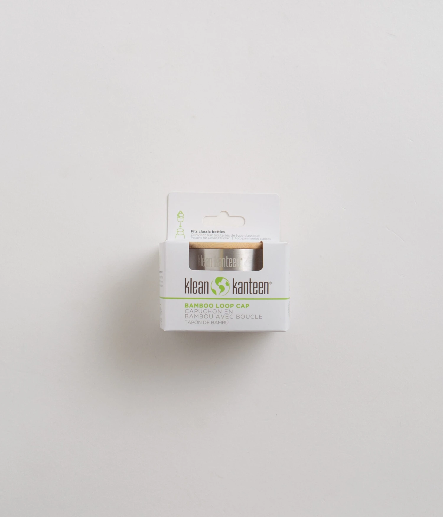 Klean Kanteen Unibody Bamboo Cap - Stainless 1 Klean Kanteen Unibody Bamboo Cap - Stainless