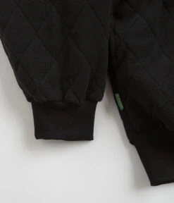 Magenta Lunar Quilted High Neck Sweatshirt - Black -Outlet The Street Set Store magenta lunar quilted high neck sweatshirt black 3