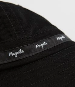 Magenta Script Cord Bucket Hat - Black -Outlet The Street Set Store magenta script cord bucket hat black 4