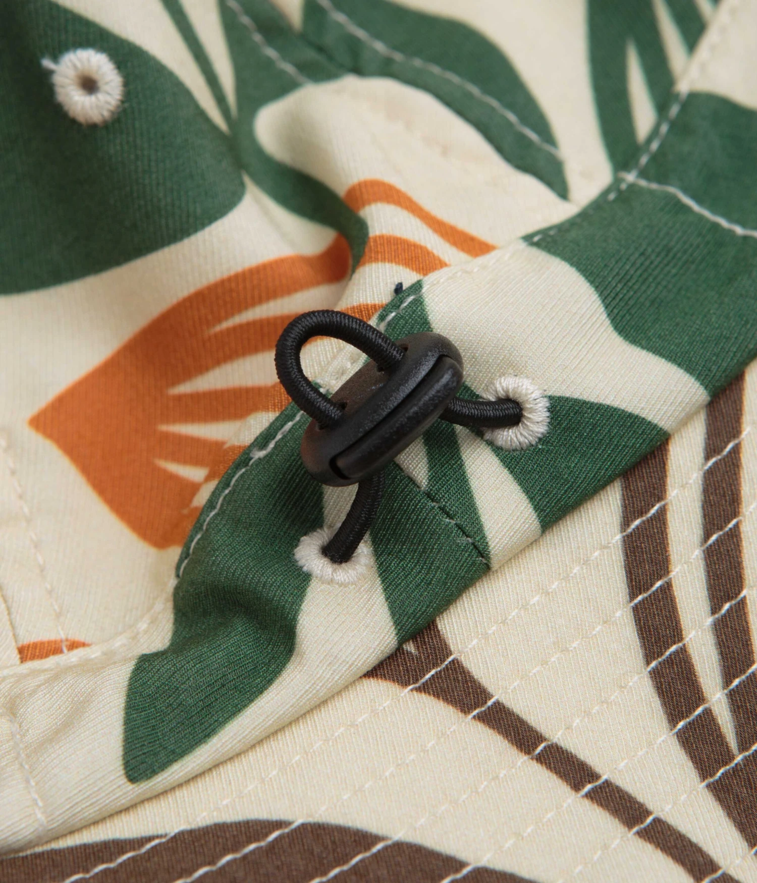 Magenta All Over Plant Bucket Hat - Natural 2 Magenta All Over Plant Bucket Hat - Natural - Image 2