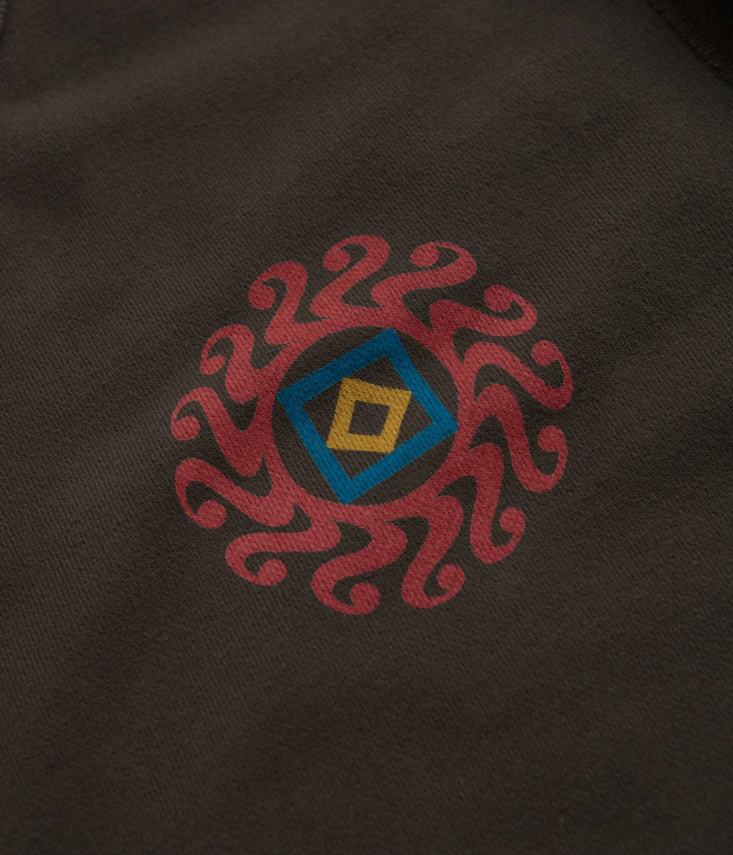 Mollusk Dazy Sun Crewneck Sweatshirt - Faded Black 4 Mollusk Dazy Sun Crewneck Sweatshirt - Faded Black - Image 4