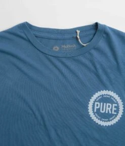 Mollusk Pure Energy T-Shirt - True Blue -Outlet The Street Set Store mollusk pure energy t shirt true blue 3