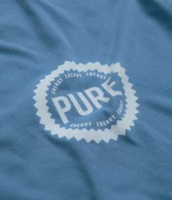 Mollusk Pure Energy T-Shirt - True Blue -Outlet The Street Set Store mollusk pure energy t shirt true blue 4
