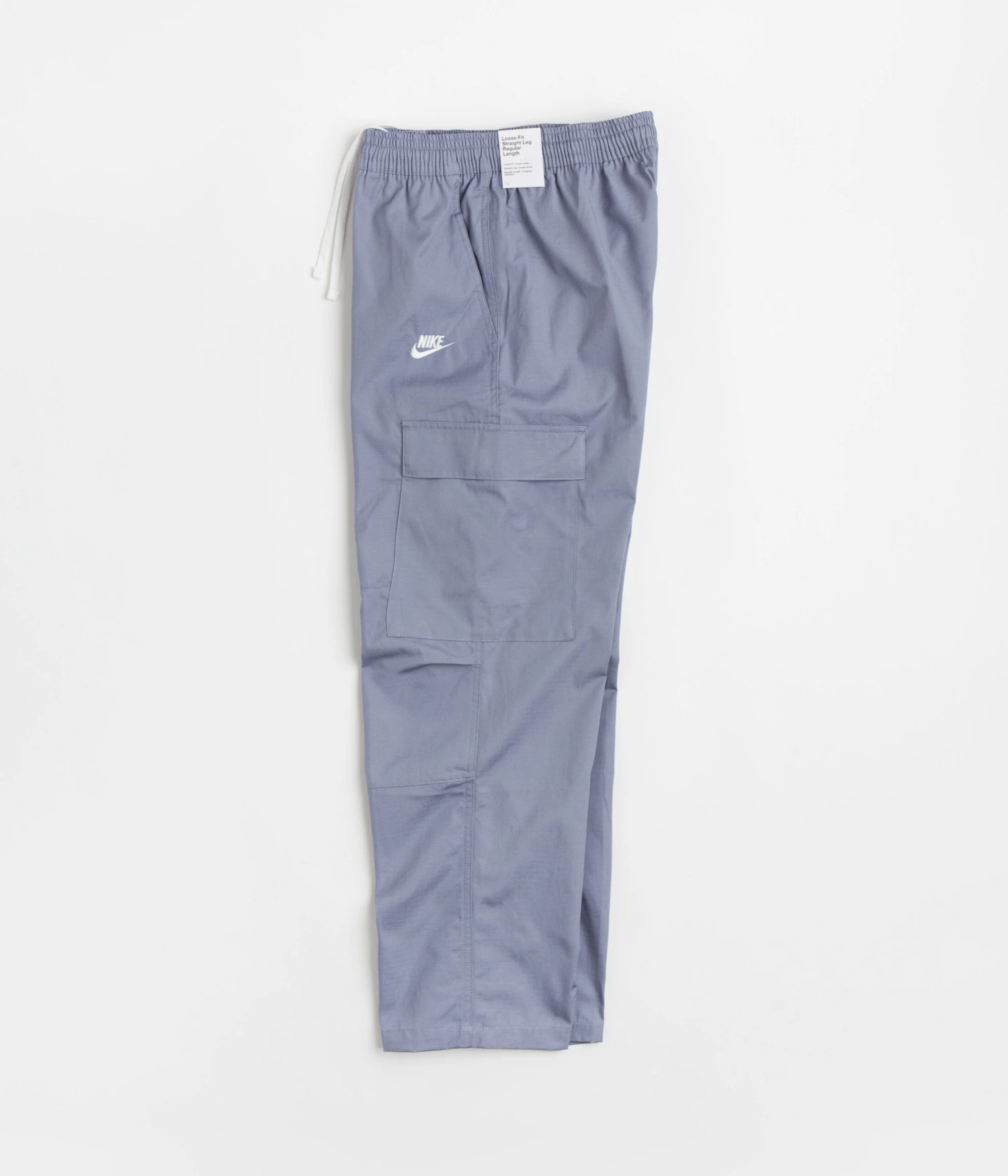 Nike Sportswear Nike Club Cargo Pants - Ashen Slate / White 2 Nike Sportswear Nike Club Cargo Pants - Ashen Slate / White - Image 2