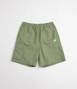 Nike Sportswear Nike Club Cargo Shorts - Oil Green / White