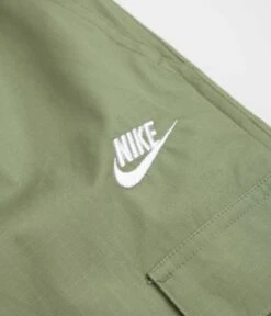 Nike Sportswear Nike Club Cargo Shorts - Oil Green / White -Outlet The Street Set Store nike club cargo shorts oil green white 6
