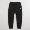 Nike Sportswear Nike Club Fleece Cargo Joggers - Black / Black / White