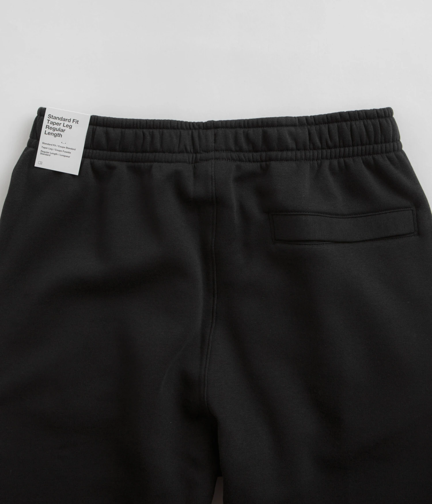 Nike Sportswear Nike Club Fleece Joggers - Black / Black / White 5 Nike Sportswear Nike Club Fleece Joggers - Black / Black / White - Image 5