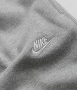 Nike Sportswear Nike Club Fleece Joggers - Dark Grey Heather / Matte Silver / White -Outlet The Street Set Store nike club fleece joggers dark grey heather matte silver white 6