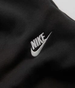 Nike Sportswear Nike Club Fleece Sweatpants - Black / Black / White -Outlet The Street Set Store nike club fleece sweatpants black black white 6