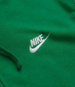 Nike Sportswear Nike Club Full-Zip Hoodie - Malachite / Malachite / White -Outlet The Street Set Store nike club full zip hoodie malachite malachite white 3