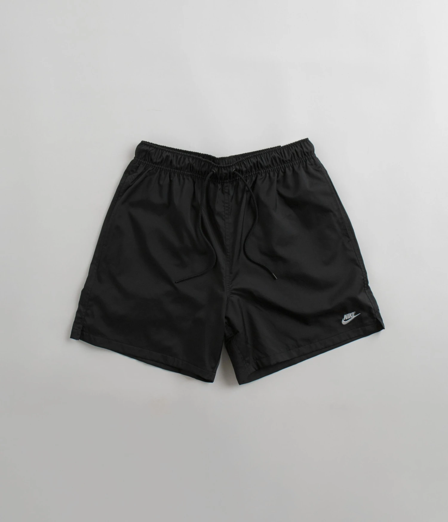 Nike Sportswear Nike Club Woven Flow Shorts - Black / White 1 Nike Sportswear Nike Club Woven Flow Shorts - Black / White
