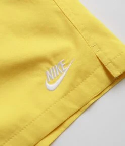 Nike Sportswear Nike Club Woven Flow Shorts - Lightening / White -Outlet The Street Set Store nike club woven flow shorts lightening white 4