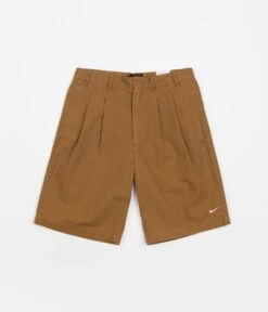 Nike Sportswear Nike Pleated Chino Shorts - Ale Brown / White