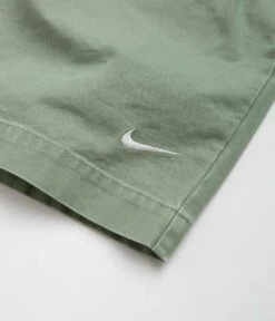 Nike Sportswear Nike Pleated Chino Shorts - Oil Green / White -Outlet The Street Set Store nike pleated chino shorts oil green white 7