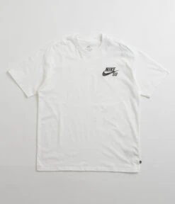Nike SB Logo T-Shirt - White / Black / Black