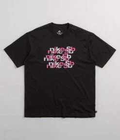 Nike SB Repeat Logo T-Shirt - Black