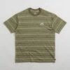 Nike SB Striped T-Shirt - Oil Green