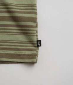 Nike SB Striped T-Shirt - Oil Green -Outlet The Street Set Store nike sb striped t shirt oil green 4