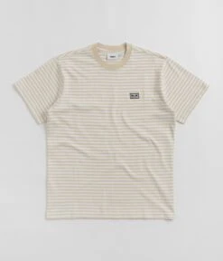 Obey Established Works Eyes Stripe T-Shirt - Clay Multi