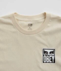 Obey Eyes Icon 2 T-Shirt - Cream -Outlet The Street Set Store obey eyes icon 2 t shirt cream 4