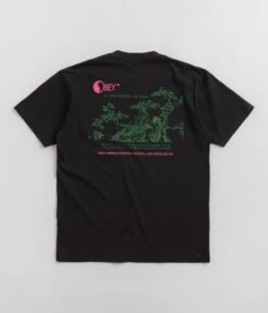 Obey Let Your Worries Fade Away T-Shirt - Vintage Black