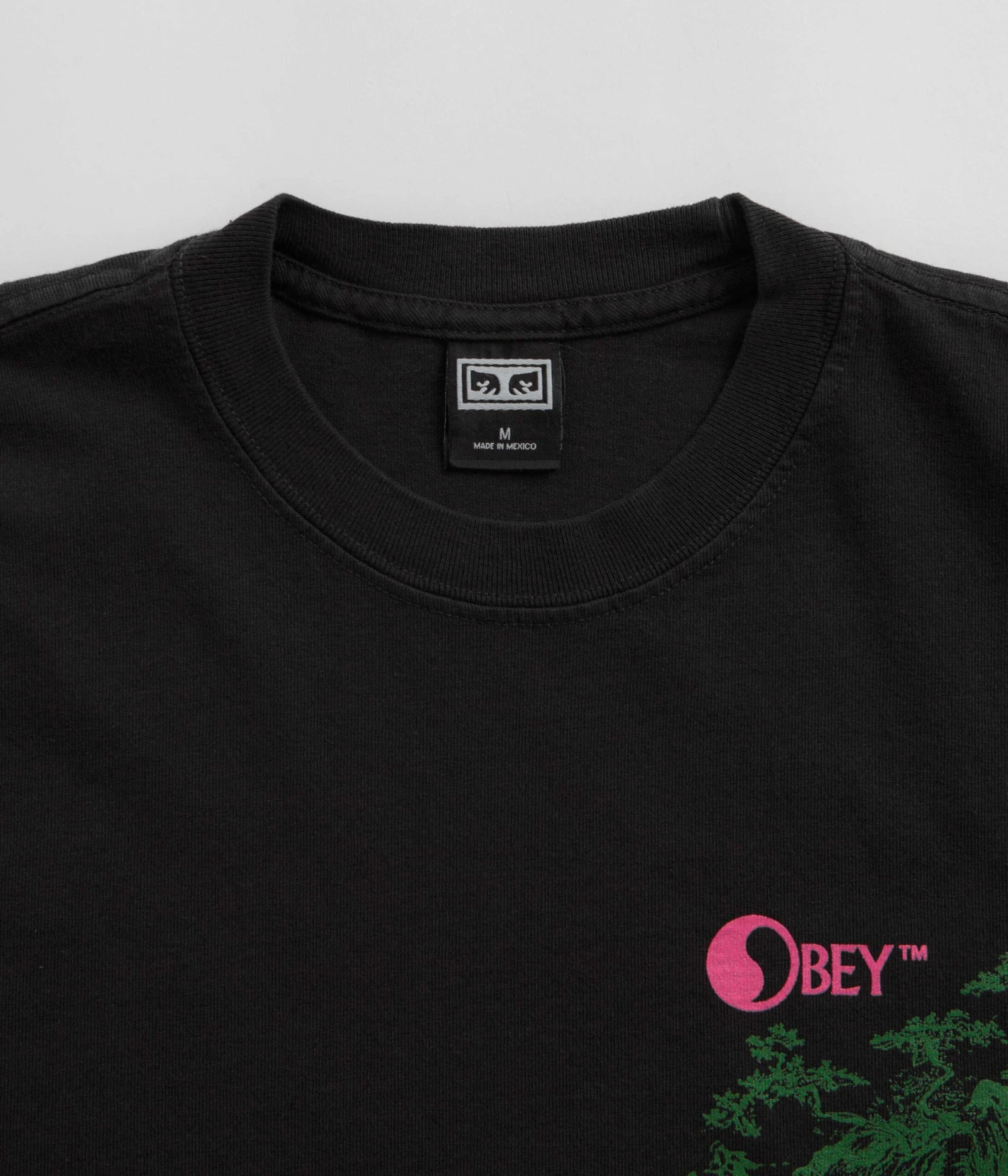 Obey Let Your Worries Fade Away T-Shirt - Vintage Black 4 Obey Let Your Worries Fade Away T-Shirt - Vintage Black - Image 4