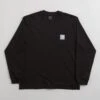 PACCBET Pocket Tag Long Sleeve T-Shirt - Black