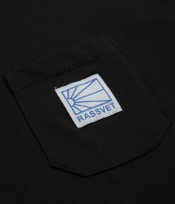 PACCBET Pocket Tag Long Sleeve T-Shirt - Black -Outlet The Street Set Store paccbet pocket tag long sleeve t shirt black 3